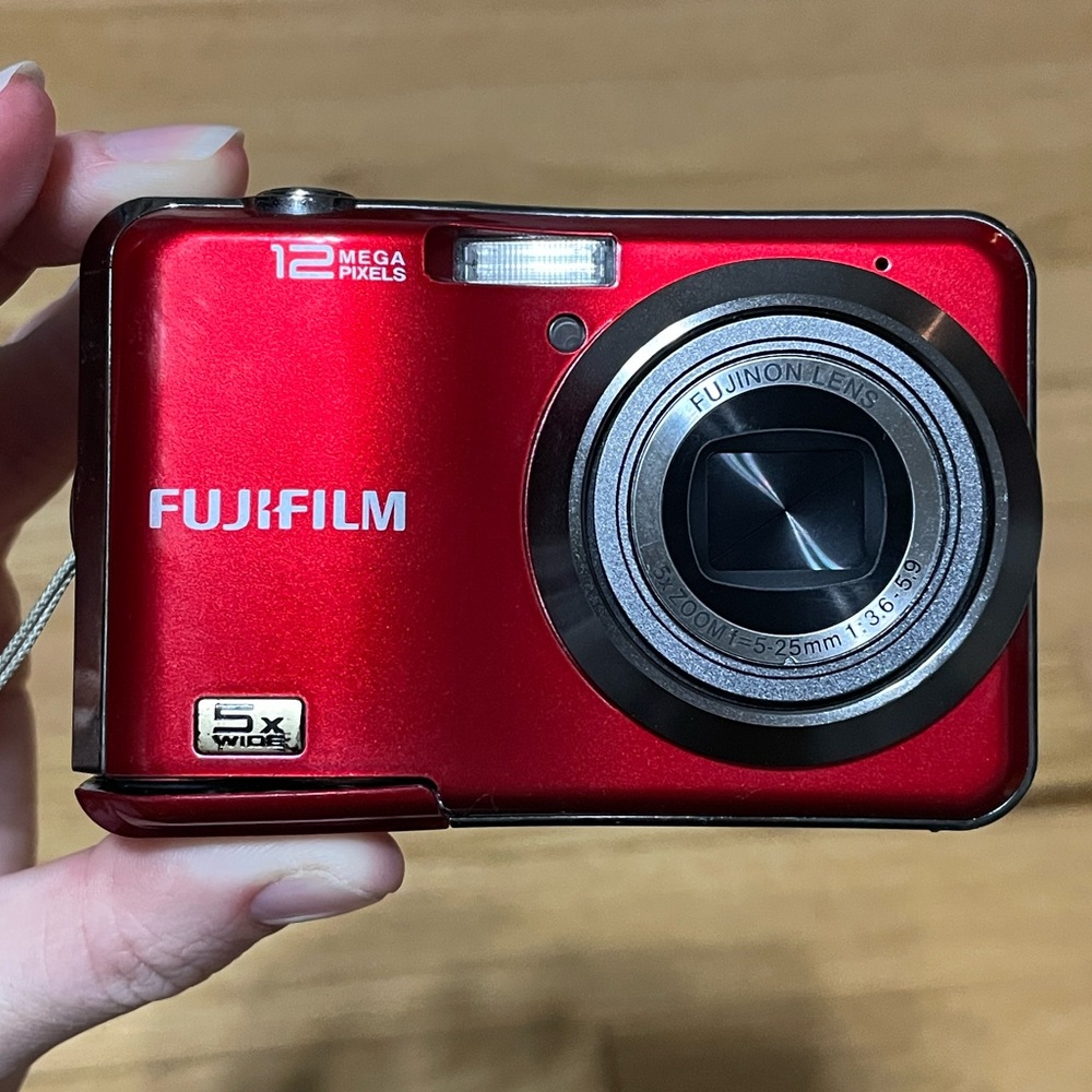 Fujifilm FinePix AX230 Red Digital Camera